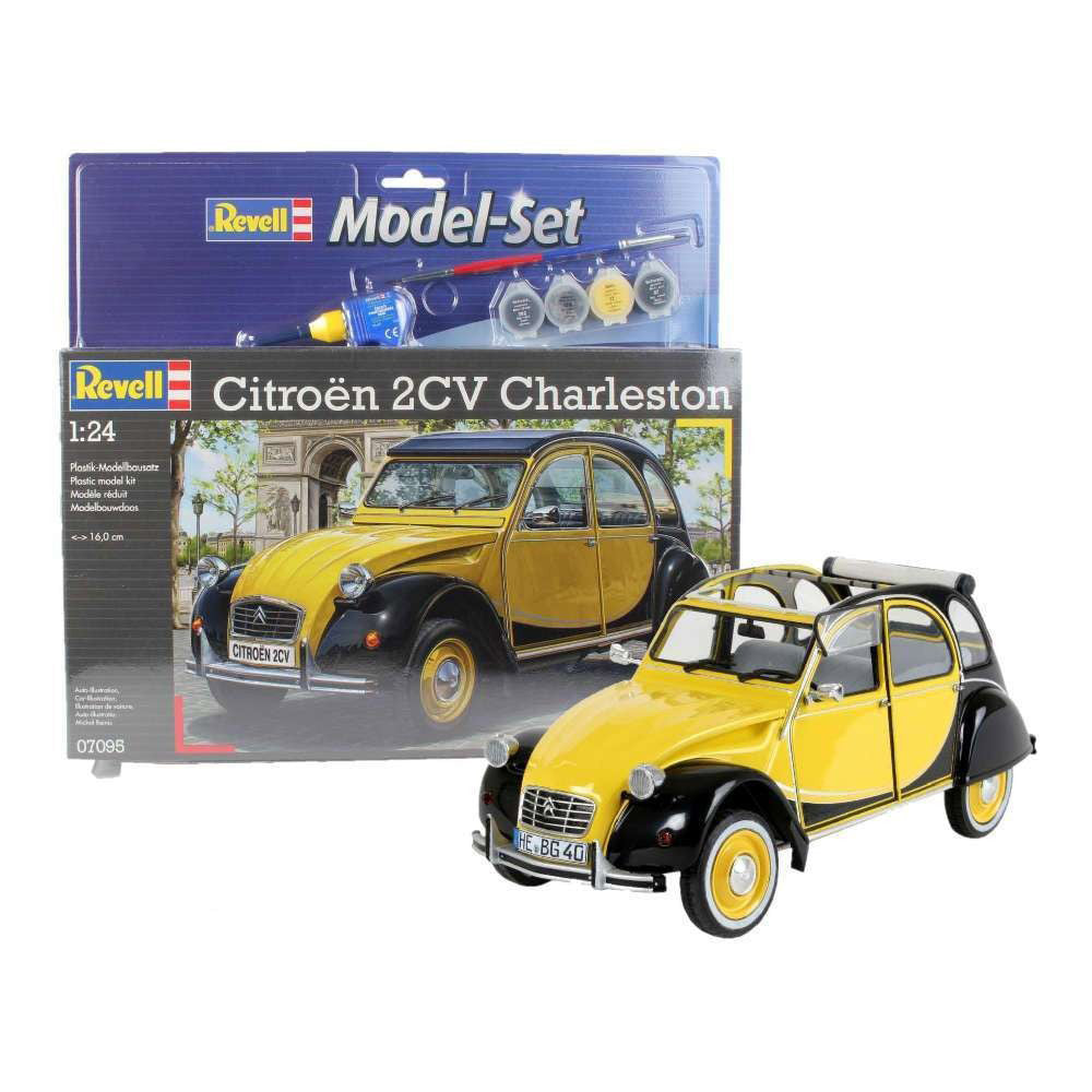 REVELL 1/24 MODEL SET CITROEN 2CV CHARLESTON