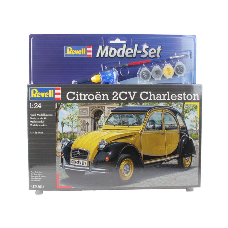 REVELL 1/24 MODEL SET CITROEN 2CV CHARLESTON