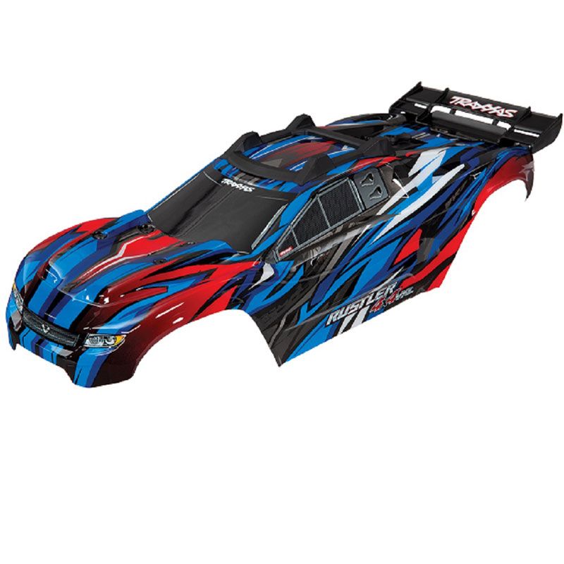 TRAXXAS BODY RUSTLER 4X4 VXL BLUE