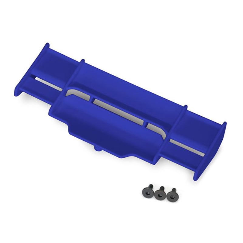 TRAXXAS WING RUSTLER 4X4 (BLUE) 3X8 FCS (3)