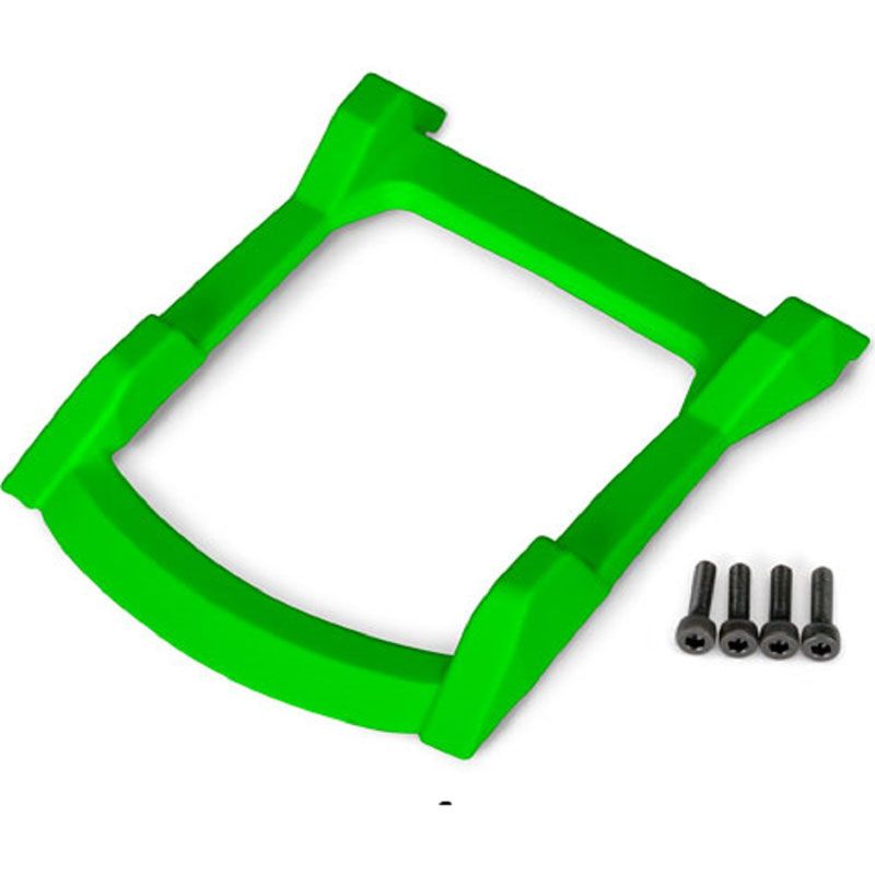 TRAXXAS SKID PLATE ROOF (BODY) (GREEN) 3X12 CS (4)