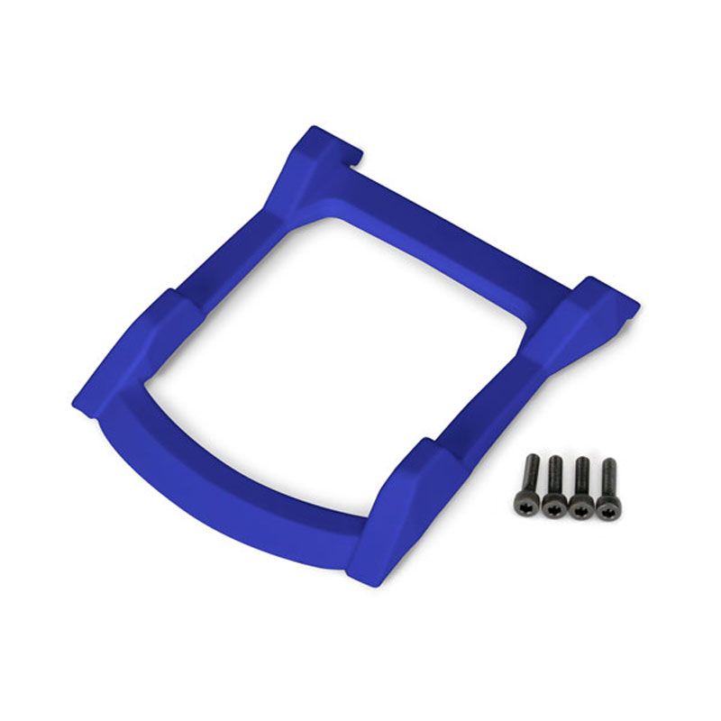 TRAXXAS SKID PLATE ROOF (BODY) (BLUE) 3X12MM CS (4)