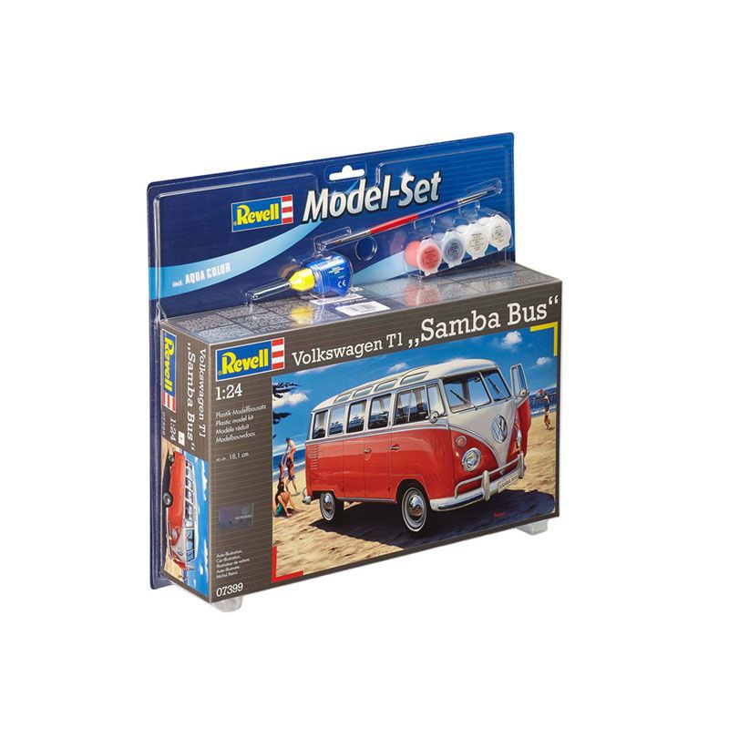 REVELL 1/24 MODEL SET VOLKSWAGEN T1 SAMBA BUS