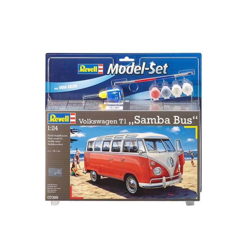 REVELL 1/24 MODEL SET VOLKSWAGEN T1 SAMBA BUS