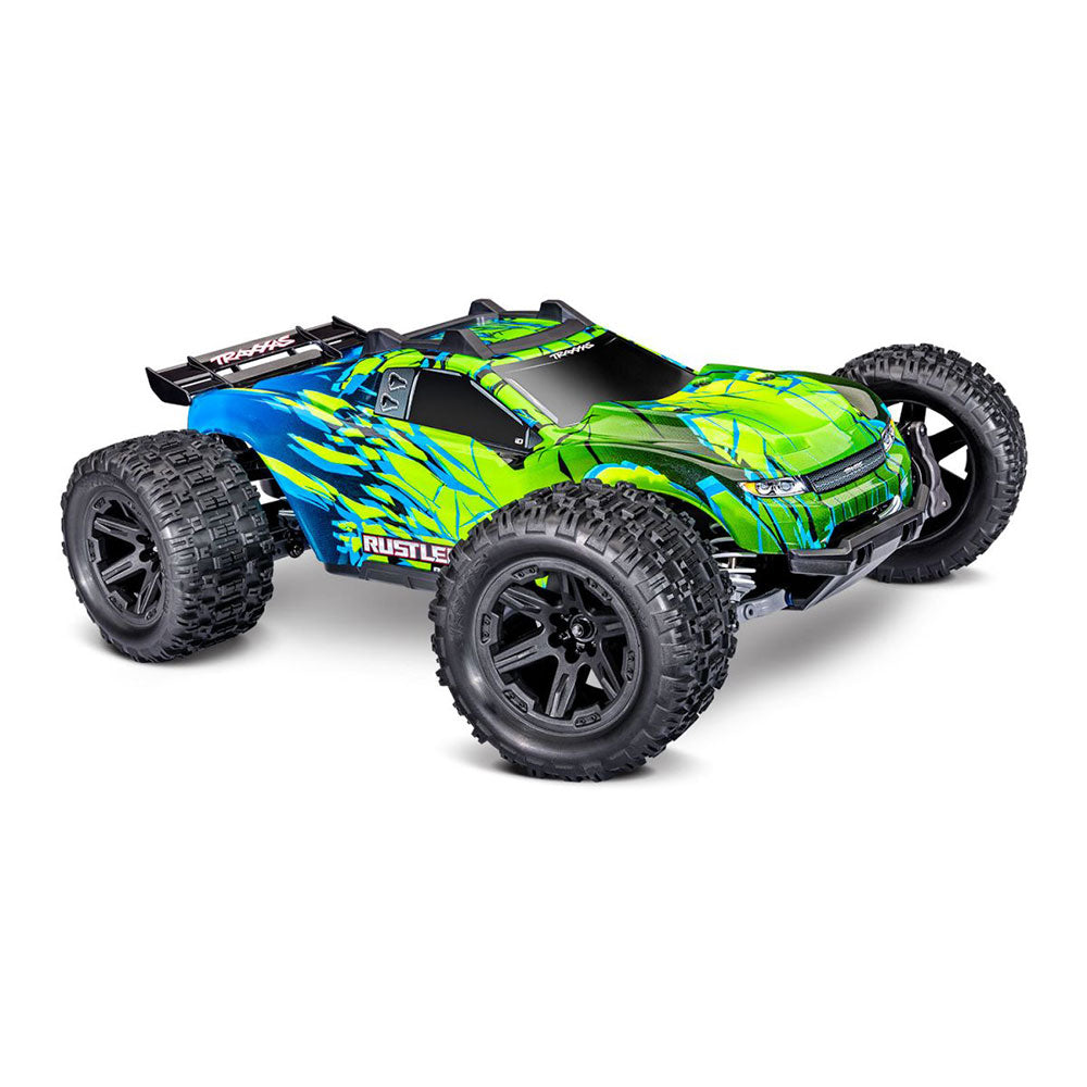 TRAXXAS RUSTLER 4X4 BRUSHLESS - GREEN