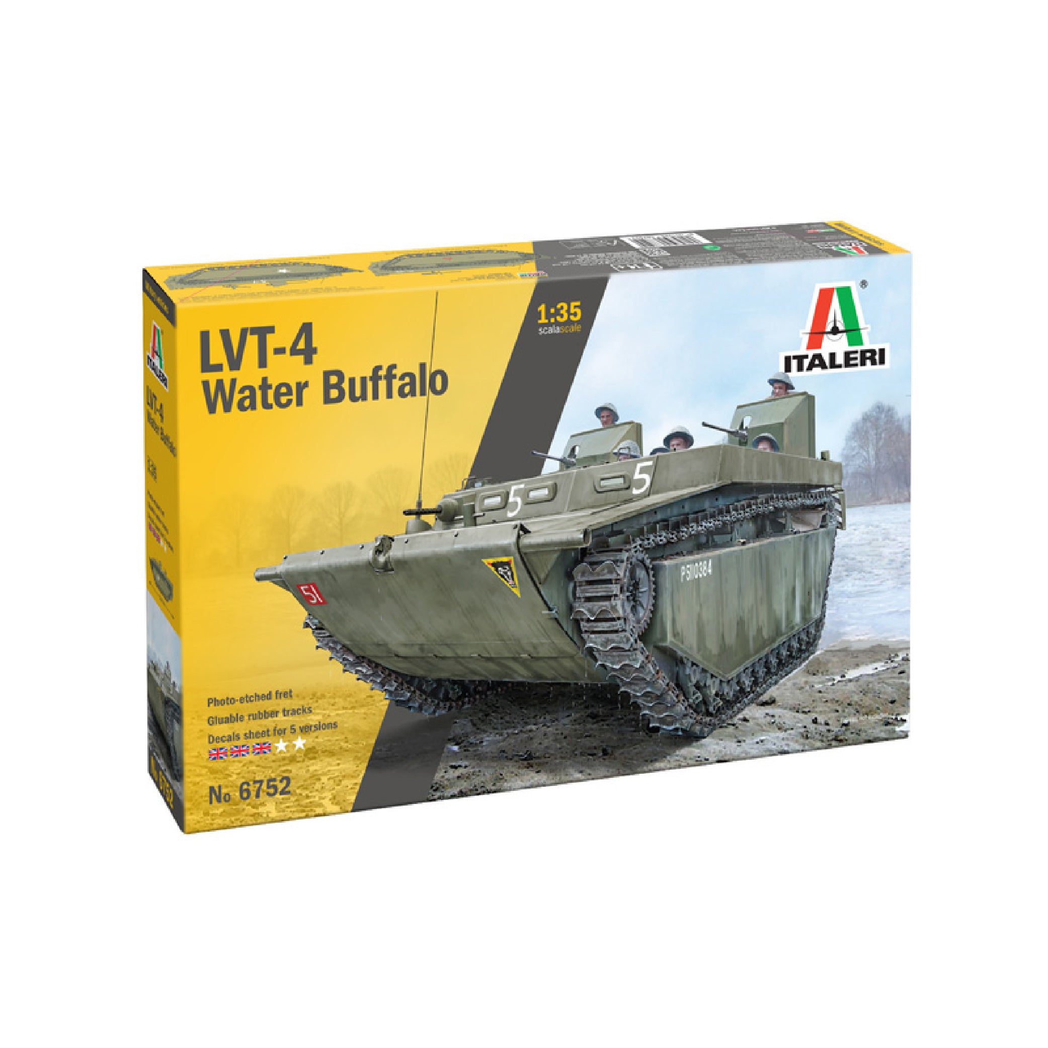 ITALERI 1/35 LVT-4 WATER BUFFALO (ETO)