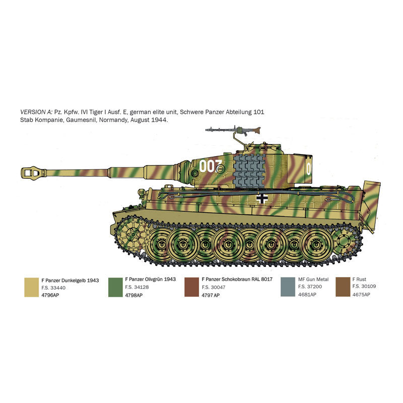 ITALERI 1/35 PANZERKAMPFWAGEN VI TIGER I AUSF. E - D-DAY 80TH ANNIVERSARY