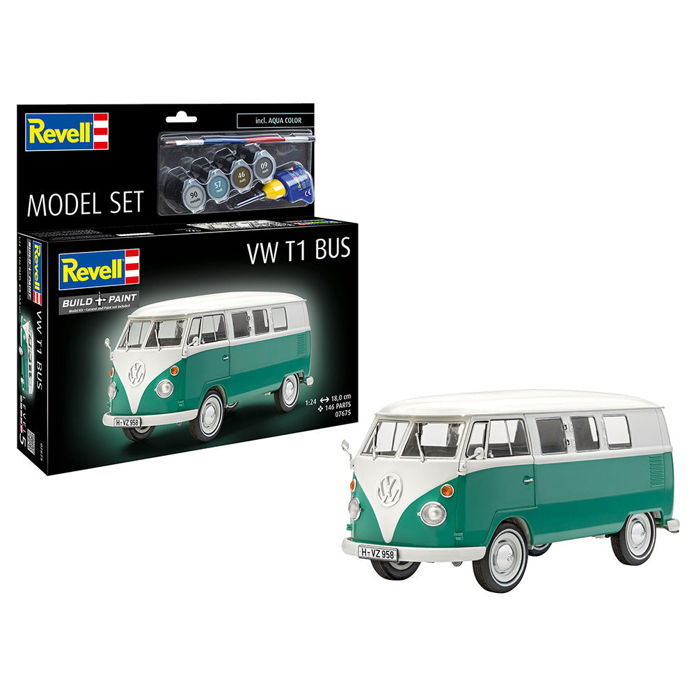 REVELL 1/24 MODEL SET VW T1 BUS