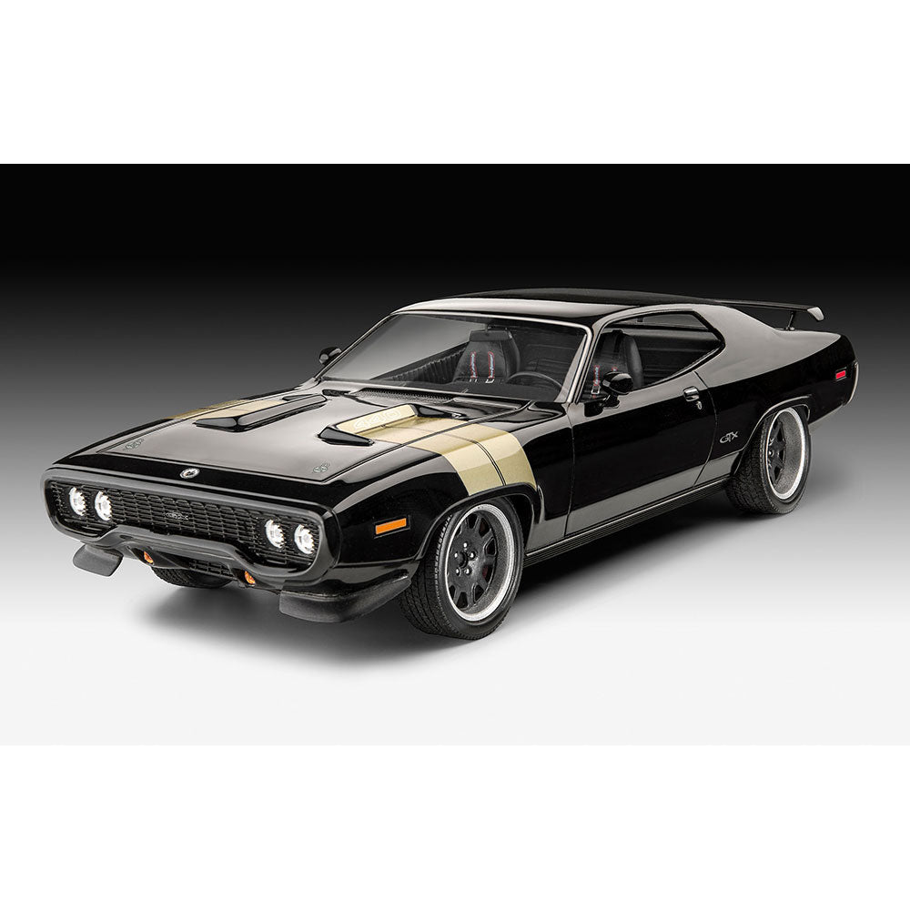 REVELL 1/76 MODEL SET FAST AND FURIOUS - DOMINIC'S 1971 PLYMOUTH GTX