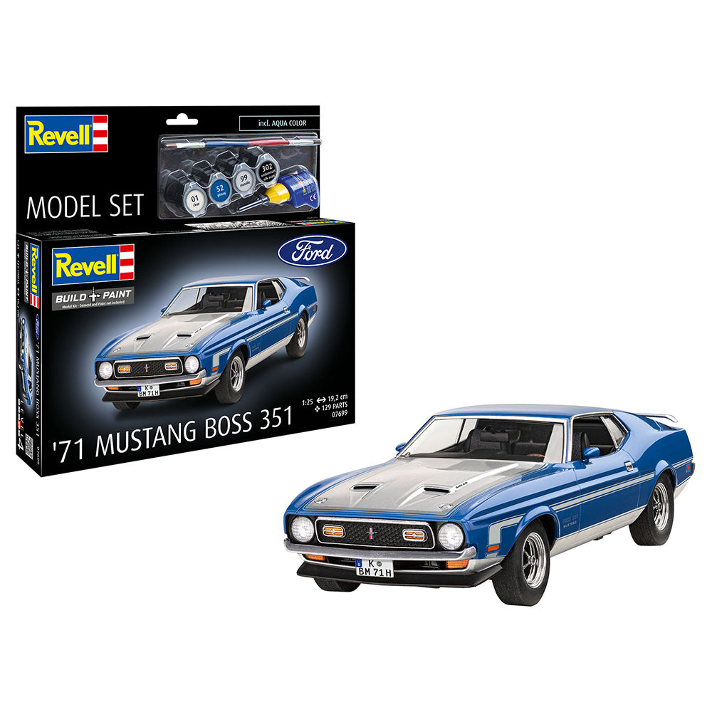 REVELL 1/25 MODEL SET 1971 FORD MUSTANG BOSS 351