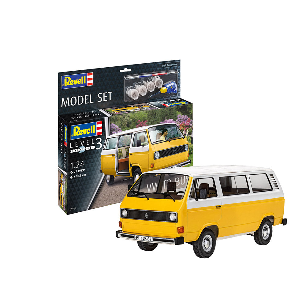REVELL 1/24 MODEL SET VW T3 BUS
