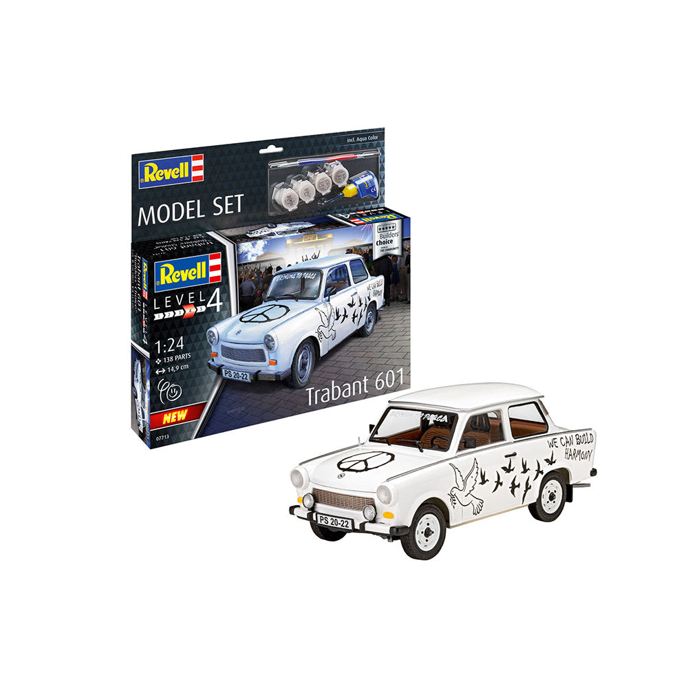 REVELL 1/24 MODEL SET TRABANT 601S BUILDER'S CHOICE