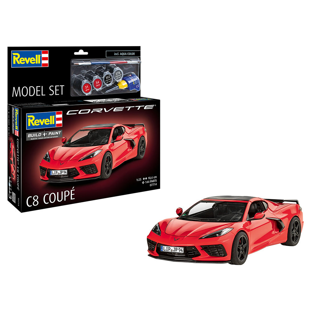 REVELL 1/25 MODEL SET CORVETTE C8 COUPE