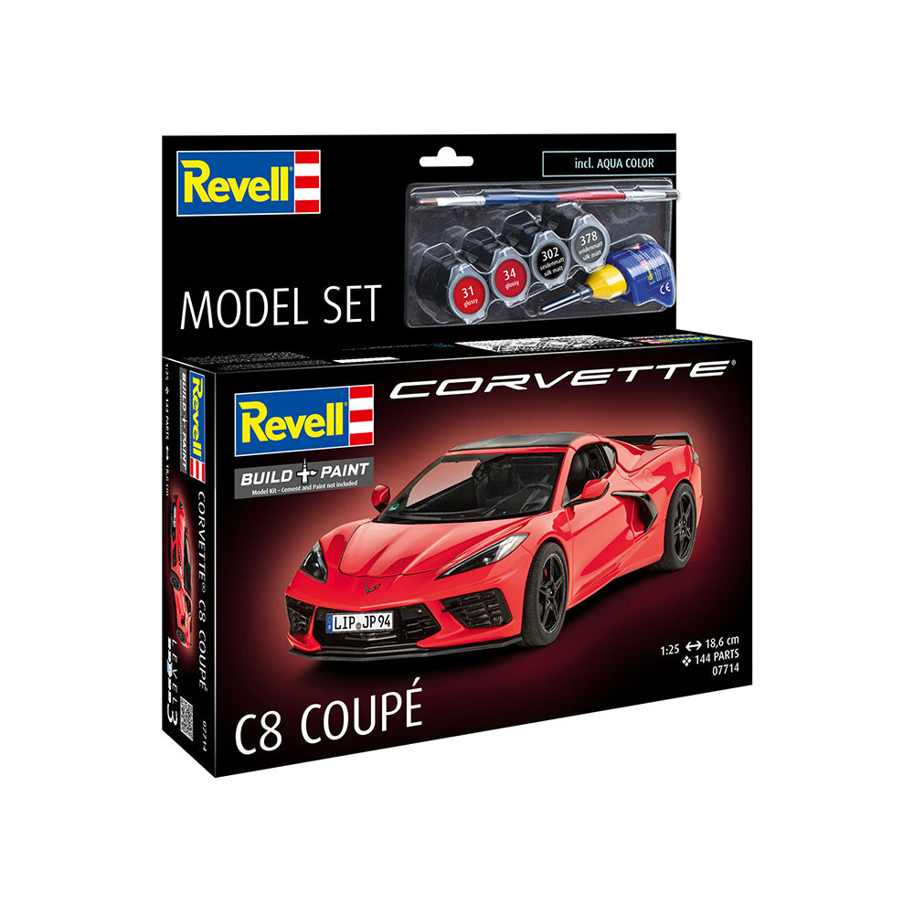 REVELL 1/25 MODEL SET CORVETTE C8 COUPE