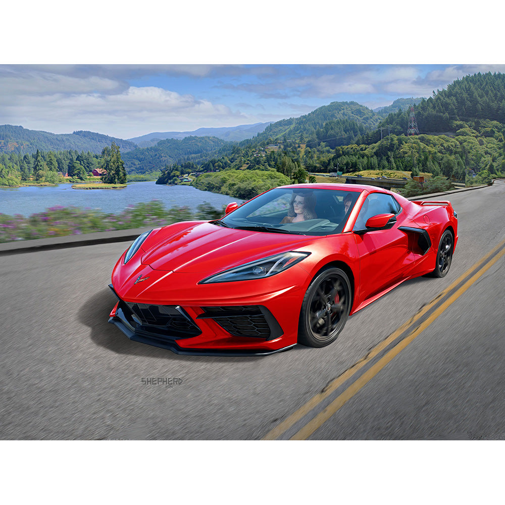 REVELL 1/25 MODEL SET CORVETTE C8 COUPE