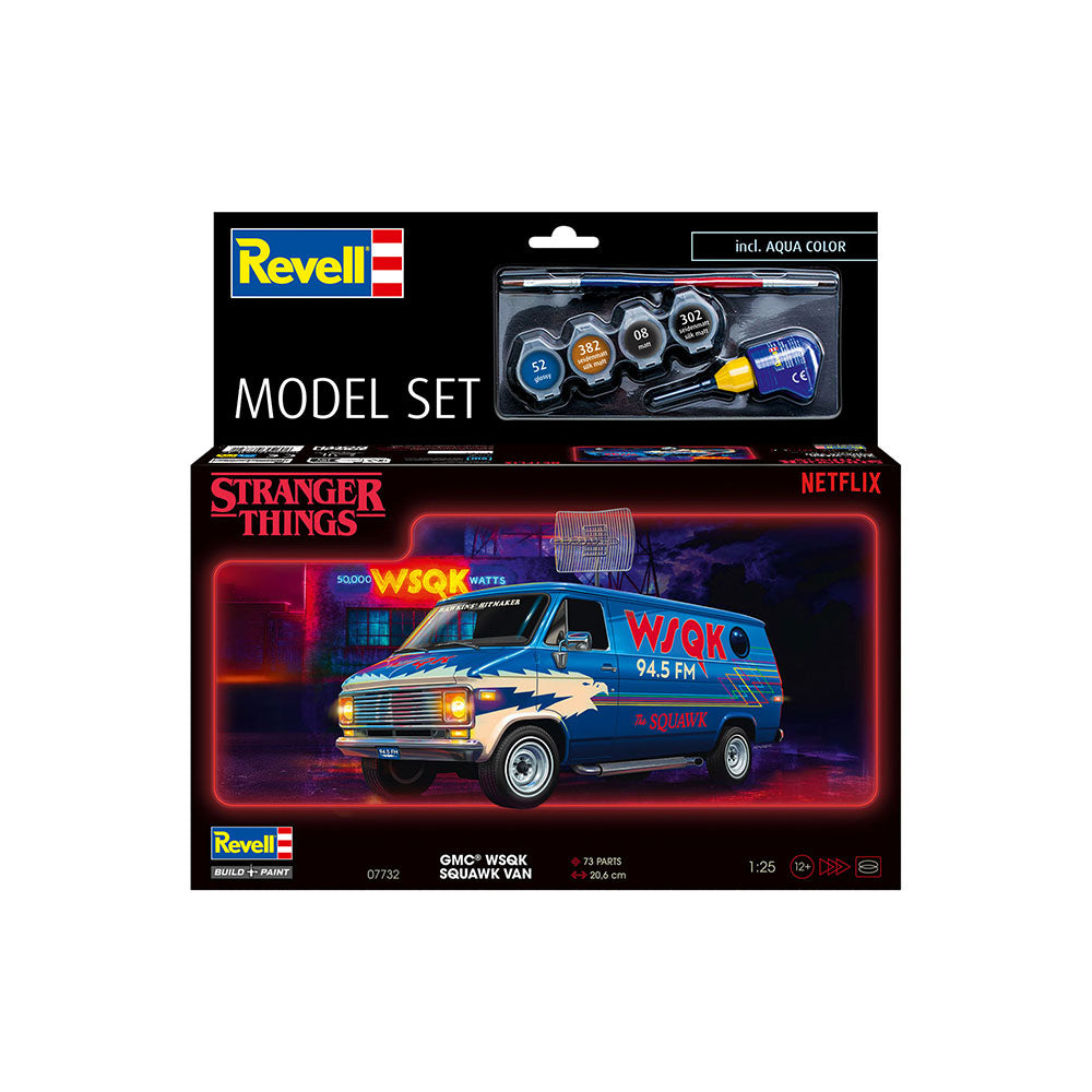 REVELL 1/25 MODEL SET SQUAWK VAN - STRANGER THINGS
