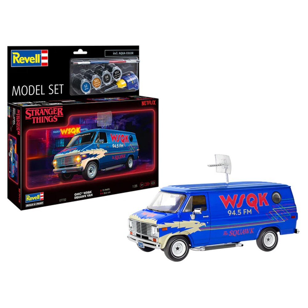 REVELL 1/25 MODEL SET SQUAWK VAN - STRANGER THINGS