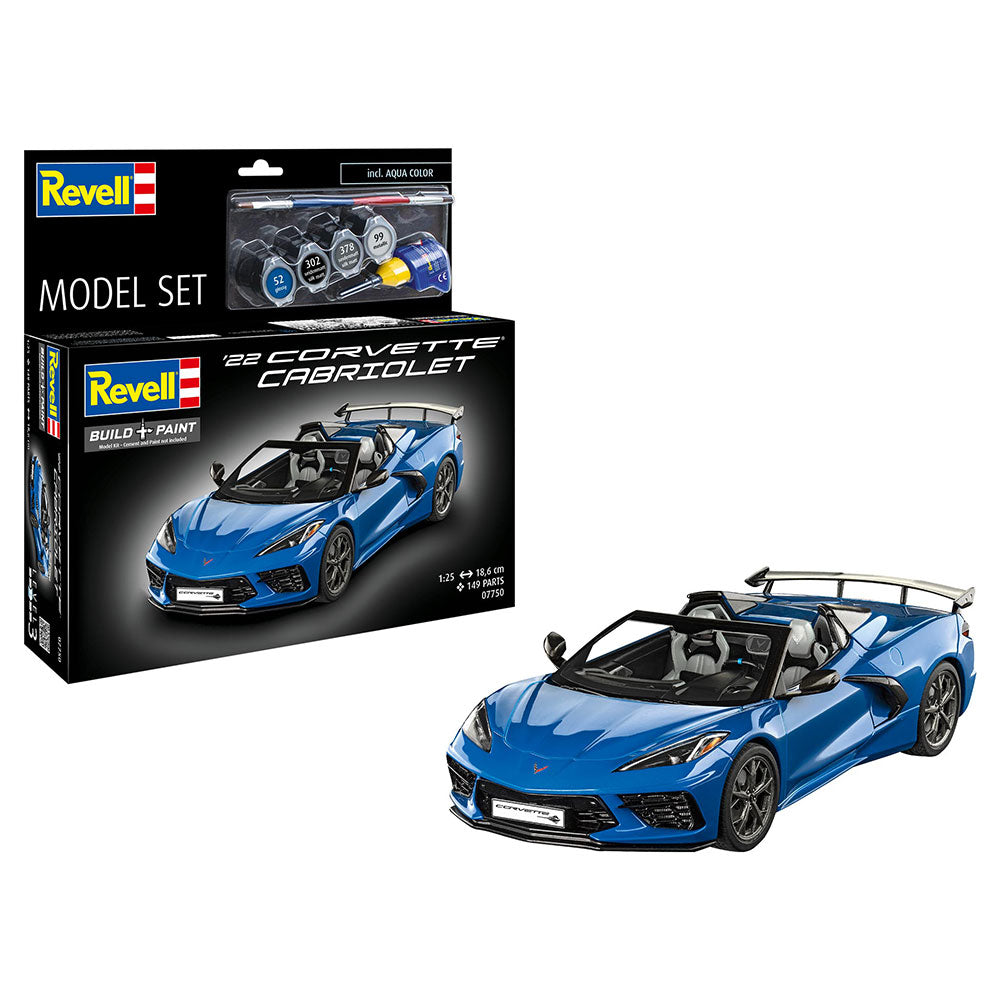 REVELL 1/25 MODEL SET CORVETTE C8 CABRIOLET