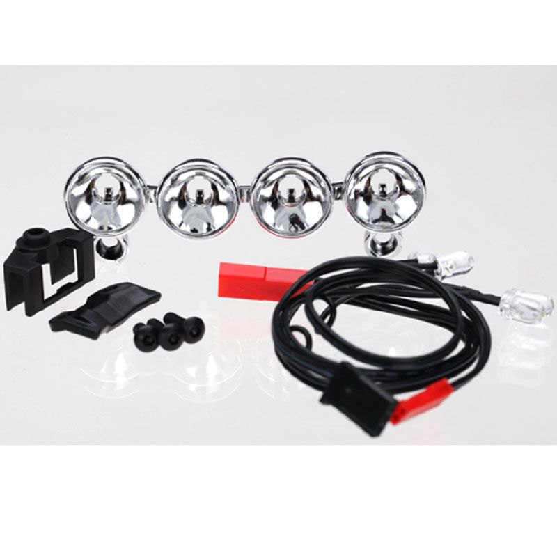 TRAXXAS  LED LIGHTBAR (CHROME 4 CLEAR)