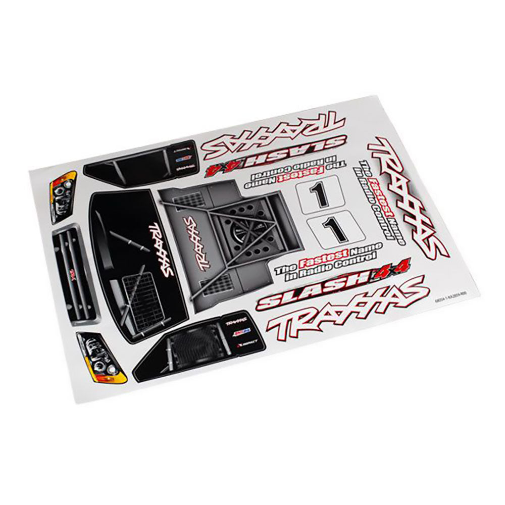 TRAXXAS DECAL SLASH 4X4