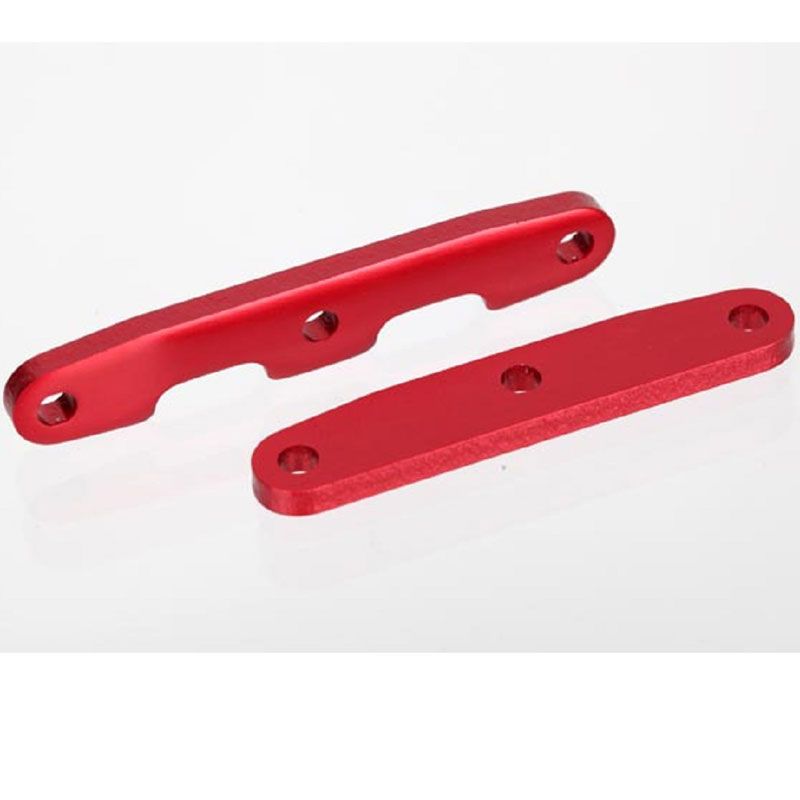 TRAXXAS B-HEAD TIE BARS F & R ALUMIN (RED ANOD)