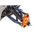 TRAXXAS STEERING BLOCKS 6061-T6 ALUM ORANGE-ANOD L&R