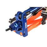 TRAXXAS STEERING BLOCKS 6061-T6 ALUM ORANGE-ANOD L&R
