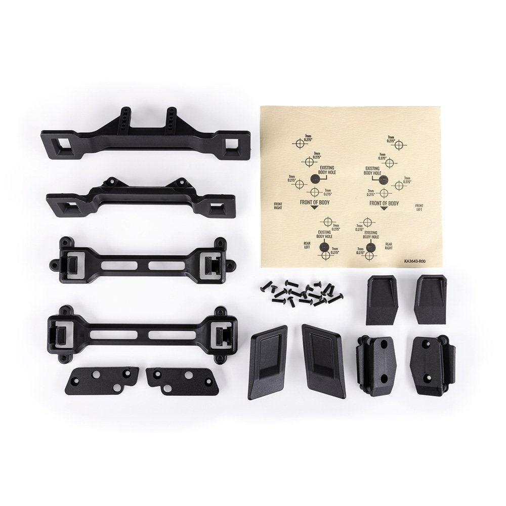 TRAXXAS SLASH 2WD CLIPLESS BODY CONVERSION KIT