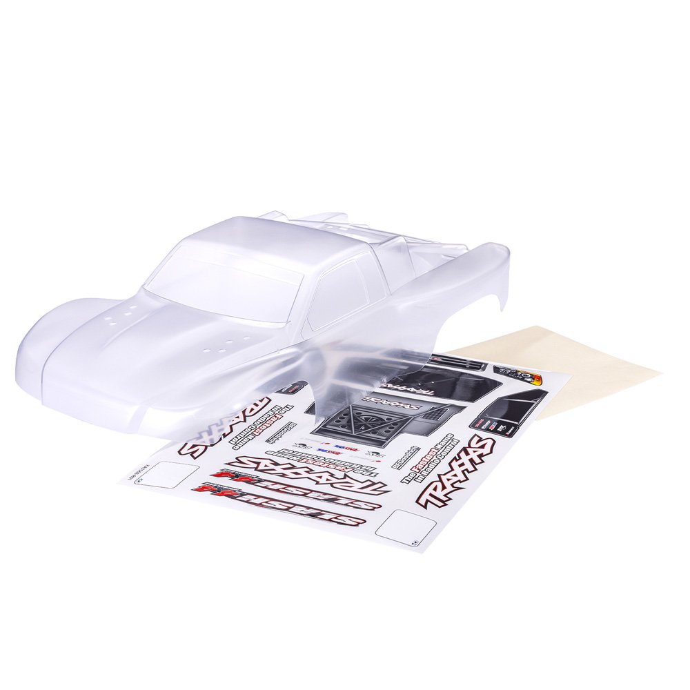 TRAXXAS BODY SLASH 4X4 CLEAR/DECALS