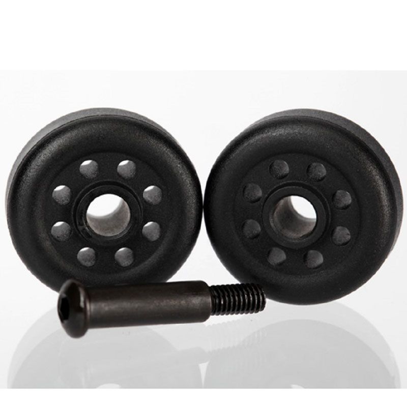 TRAXXAS WHEELS (2)/ AXLE (1) (FOR WHEELIE BAR #6978)