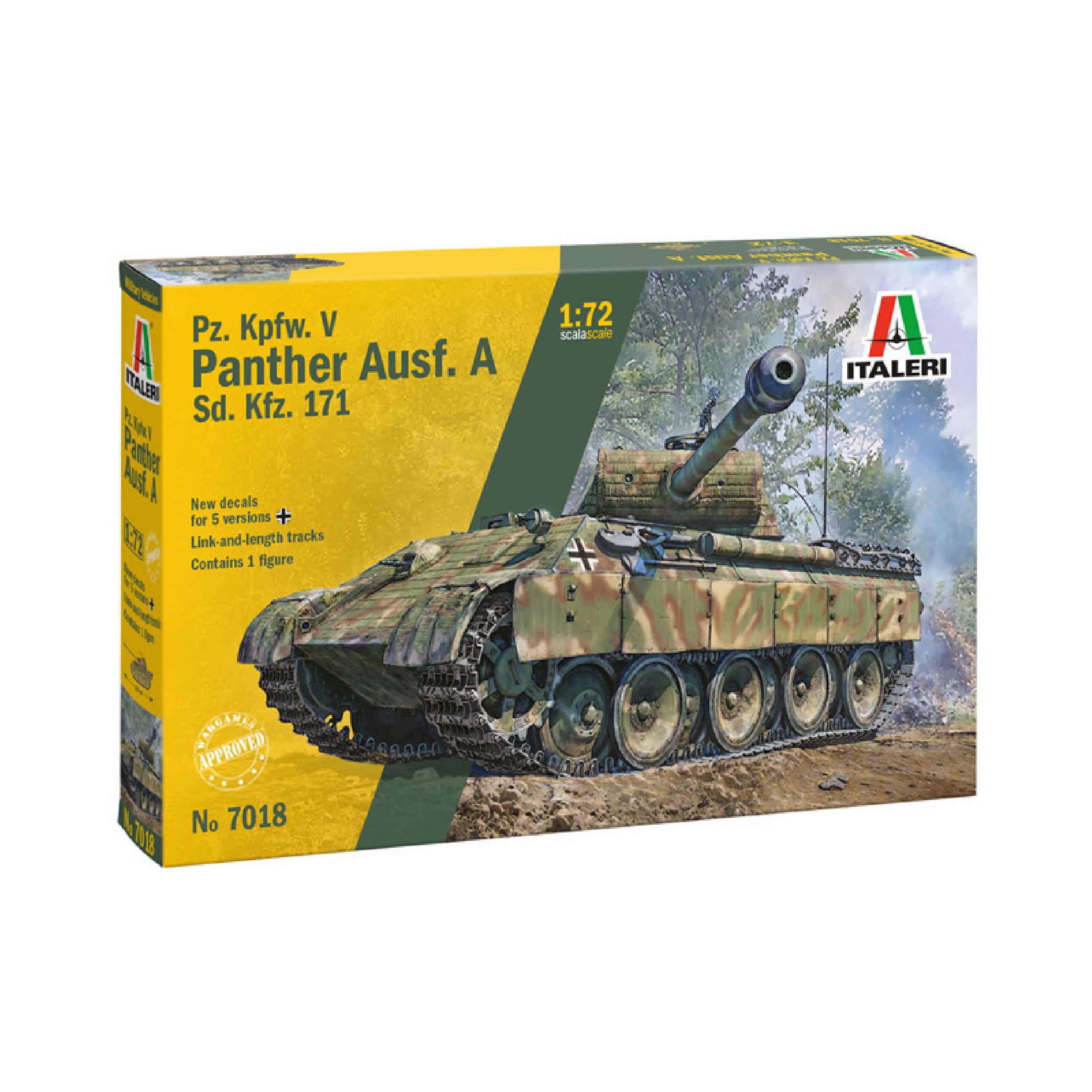 ITALERI 1/72 PANZERKAMPFWAGEN V PANTHER AUSF.A