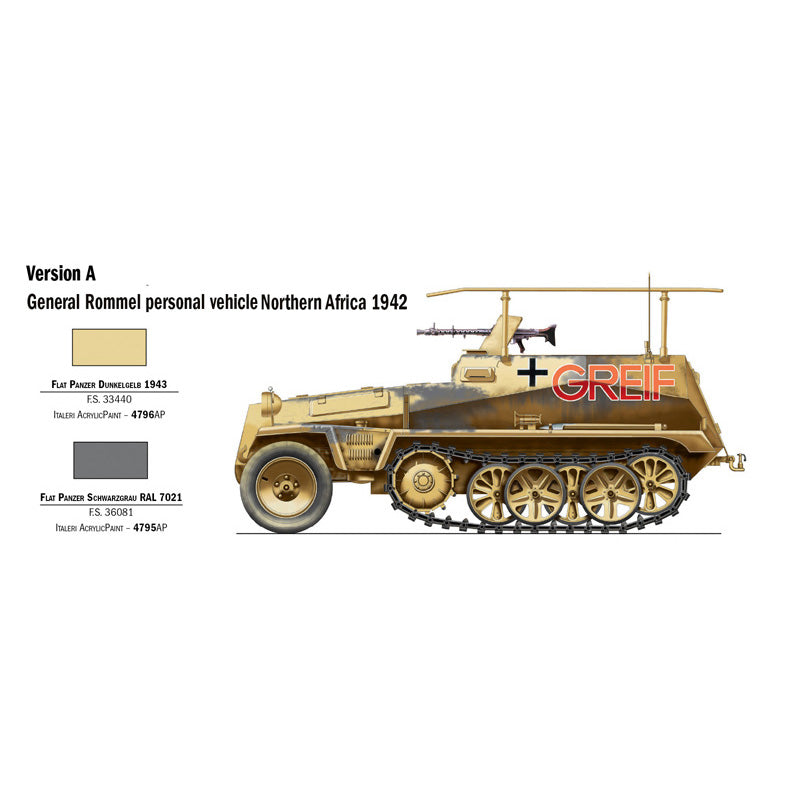 ITALERI 1/72 SD.KFZ. 250/3 1/72