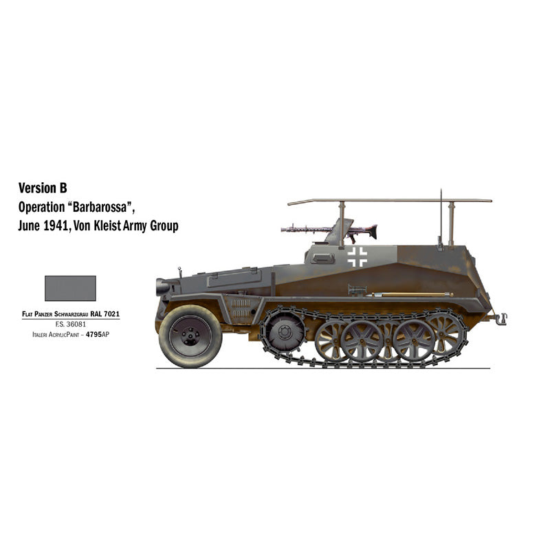 ITALERI 1/72 SD.KFZ. 250/3 1/72