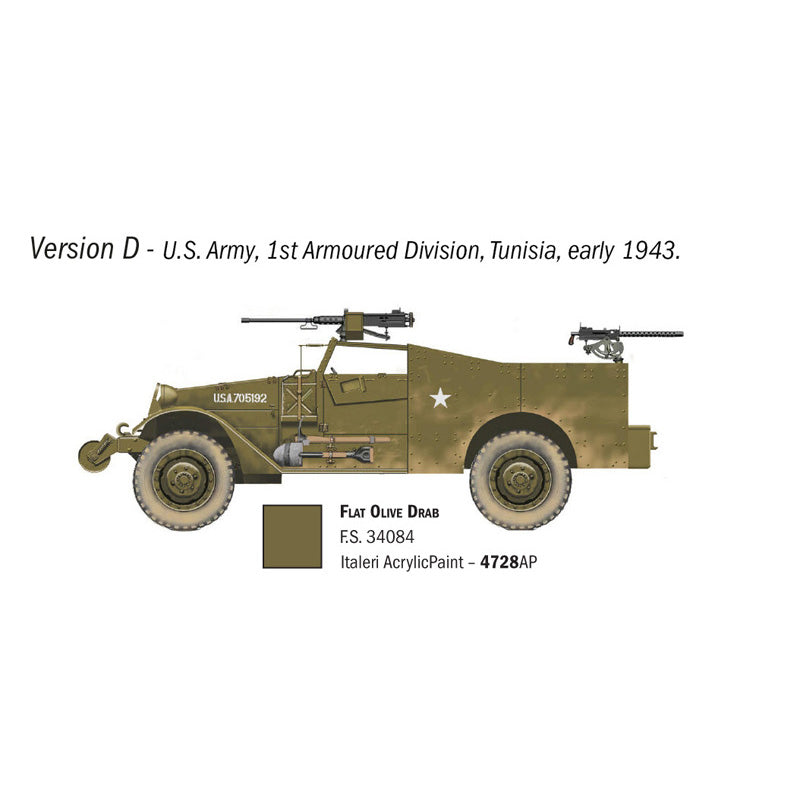 ITALERI 1/72 M3A1 SCOUT CAR