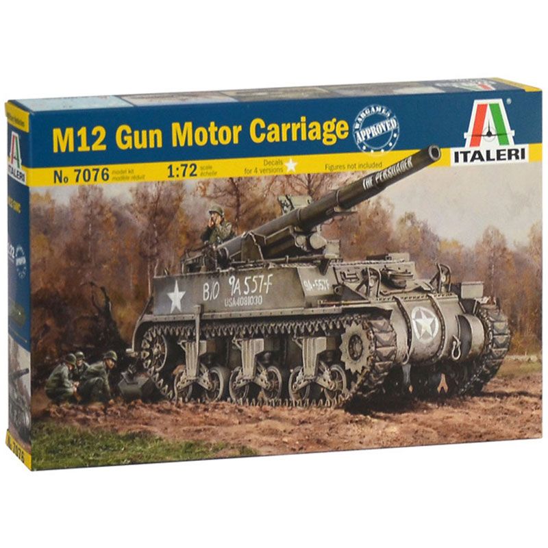 ITALERI 1/72 M12 GUN MOTOR CARRIAGE