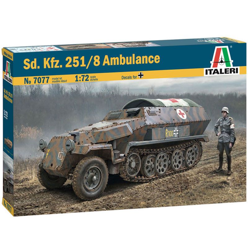 ITALERI 1/72 SDKFZ 251/8 AMBULANCE