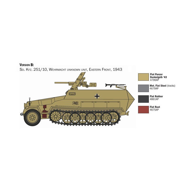 ITALERI 1/72 SD. KFZ. 251-10