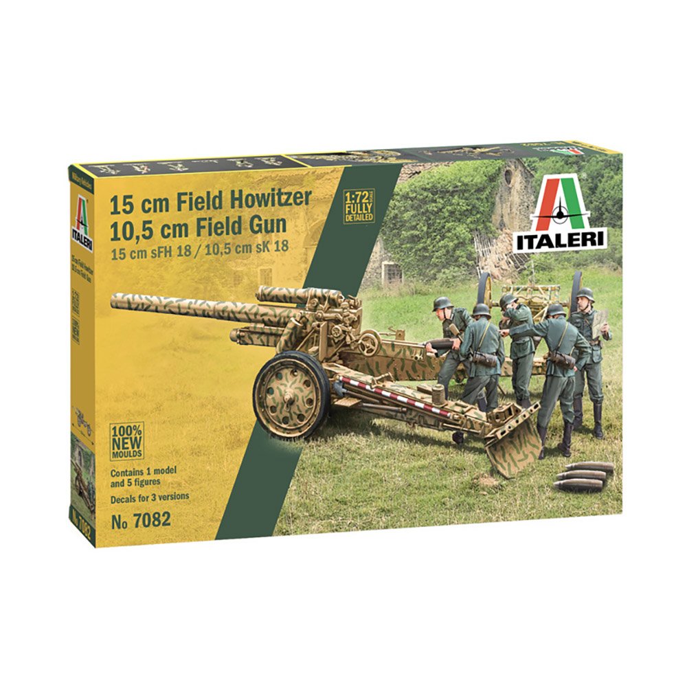 ITALERI 1/72 15CM FIELD HOWITZER/105CM FIELD GUN