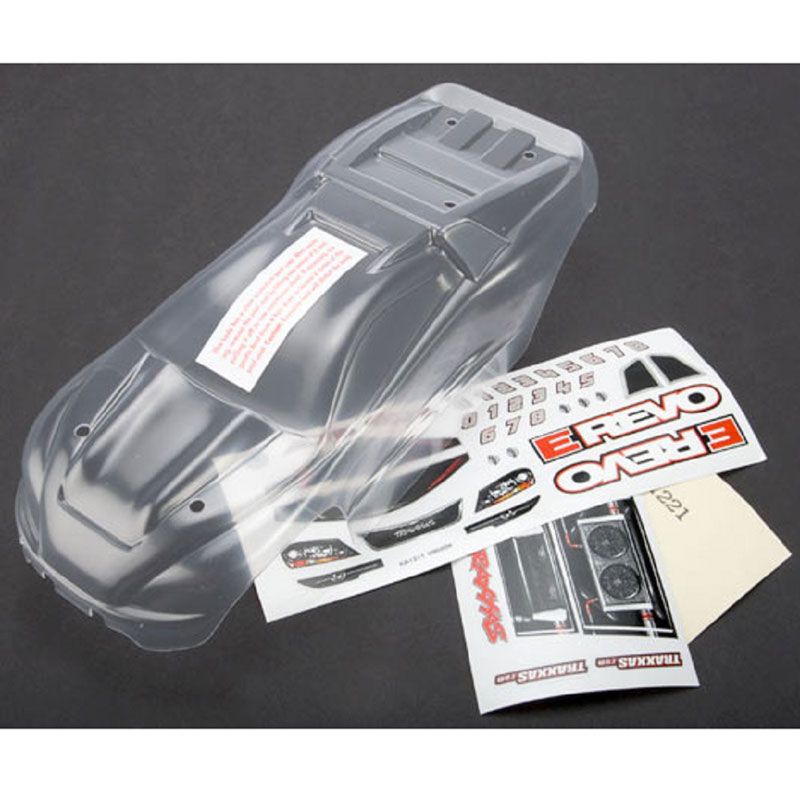 TRAXXAS  BODY E-REVO CLEAR