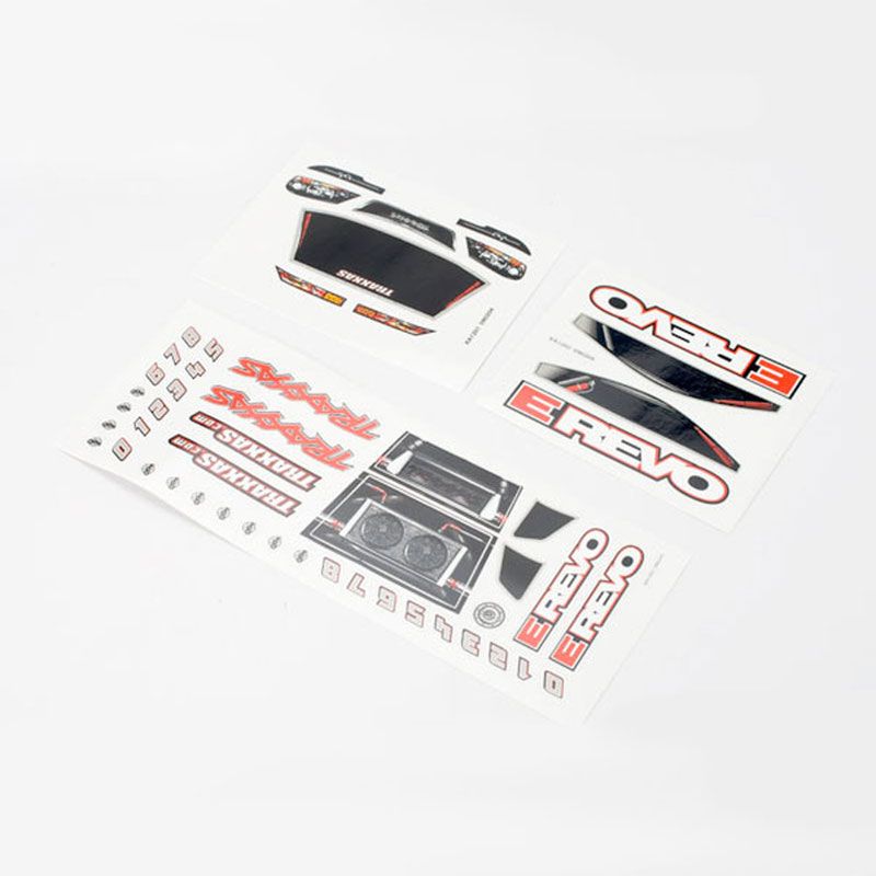 TRAXXAS DECAL SHEETS 1/16 E-REVO