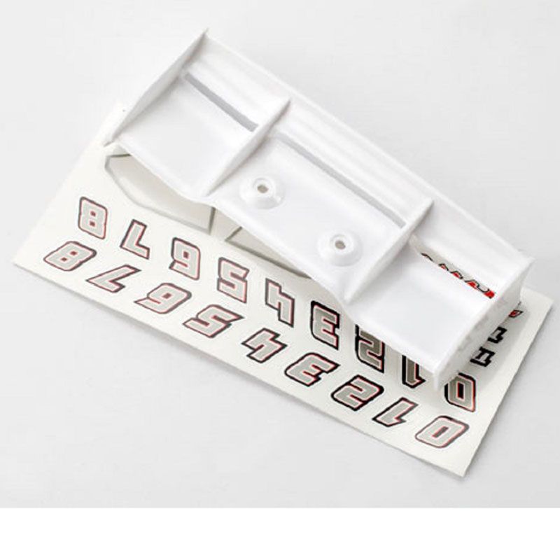 TRAXXAS  WING 1:16 E-REVO WHITE