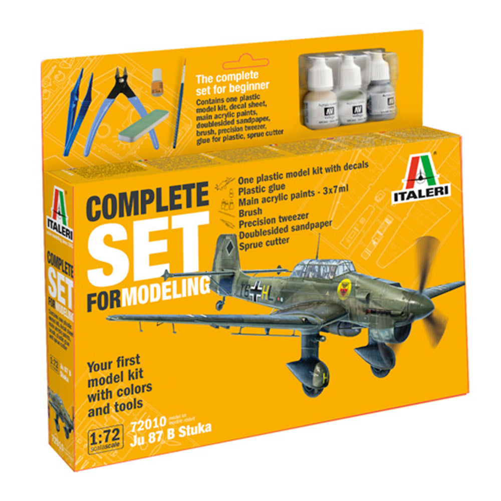 ITALERI 1/72 JUNKER JU-87B STUKA - COMPLETE MODELING SET