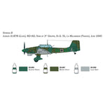 ITALERI 1/72 JUNKER JU-87B STUKA - COMPLETE MODELING SET
