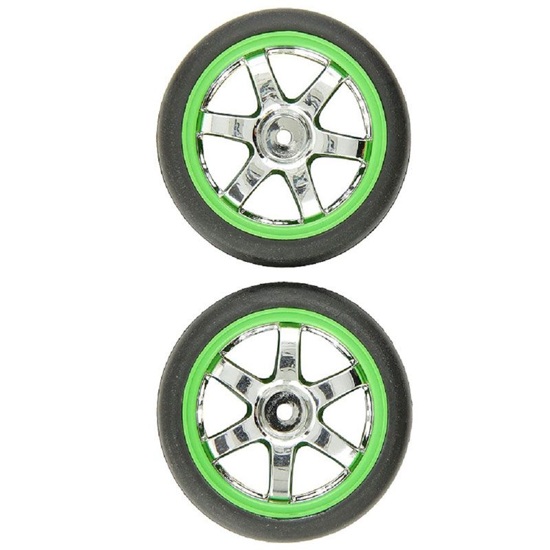 TRAXXAS  TYRES AND WHEELS ASSY GLUED