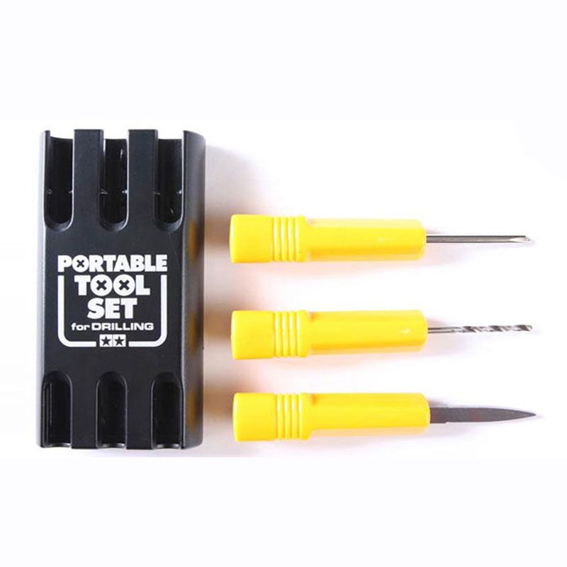 TAMIYA PORTABLE TOOL SET FOR DRILLING