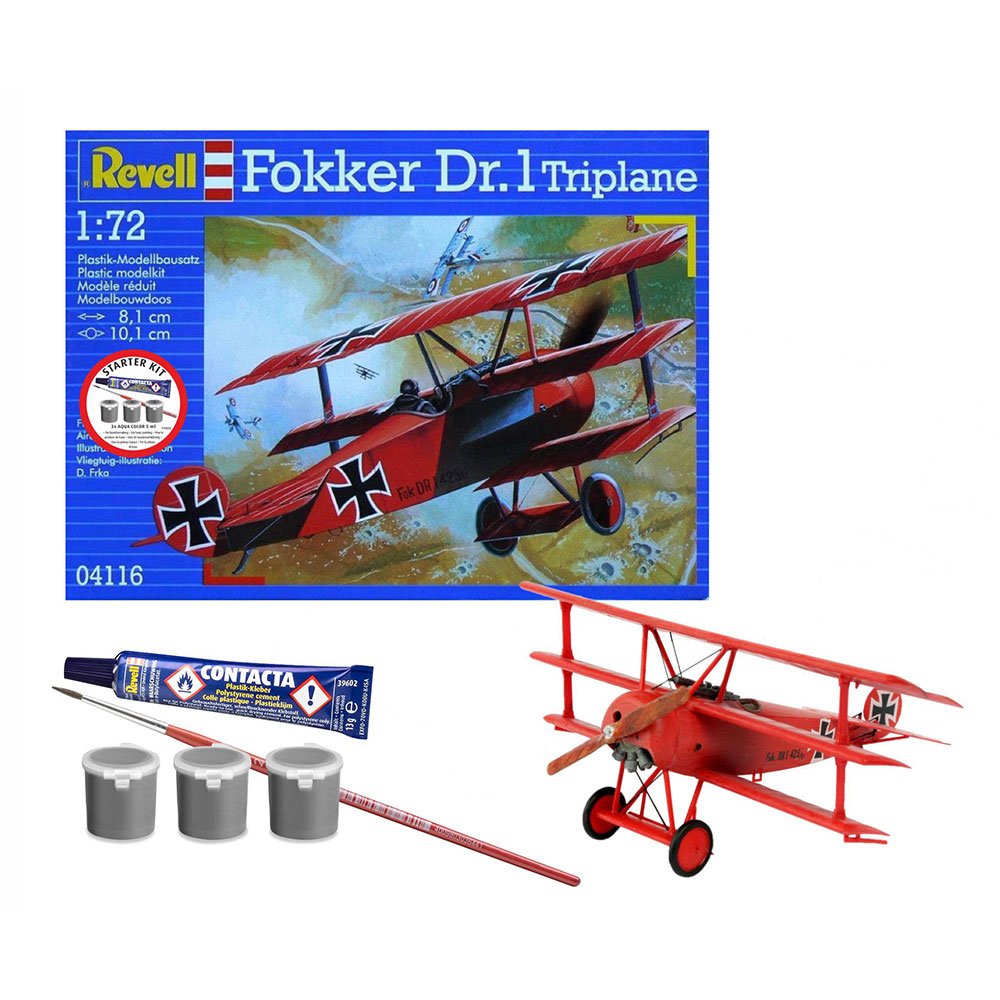 REVELL 1/72 STARTER KIT FOKKER DR.1 TRIPLANE