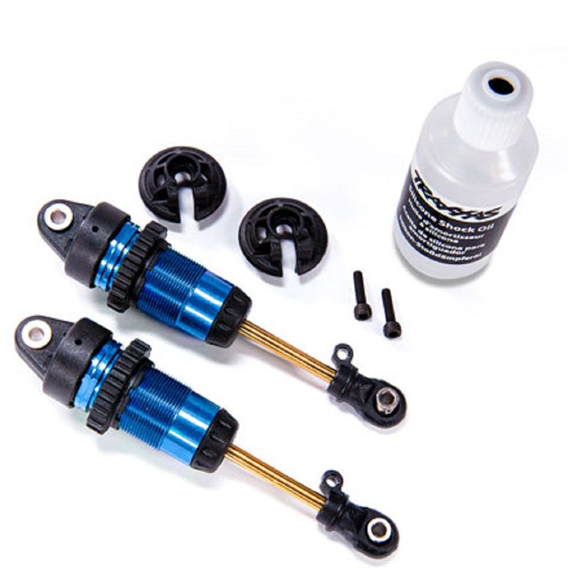 TRAXXAS SHOCKS GTR LONG BLUE-ANOD (2)