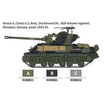 ITALERI 1/56 M4A3E8 SHERMAN FURY STARTER SET