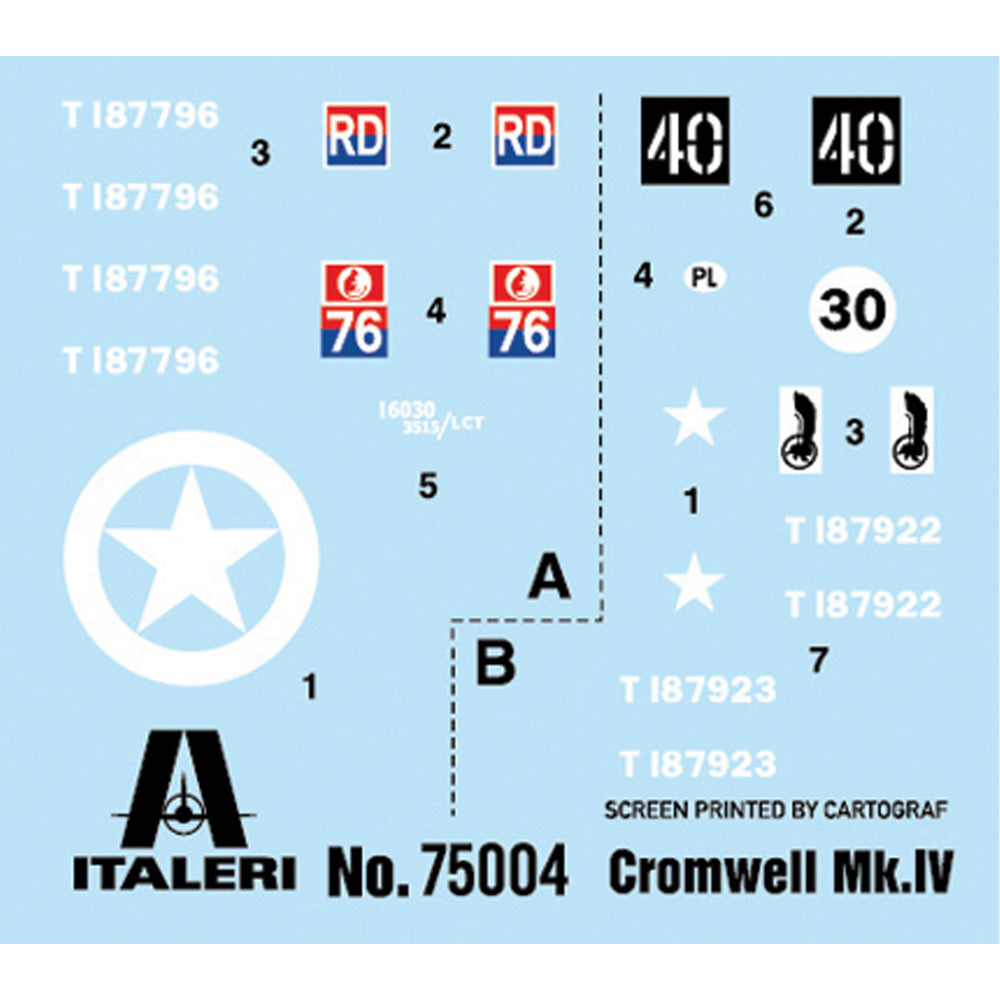 ITALERI 1/56 CROMWELL MK.IV STARTER SET