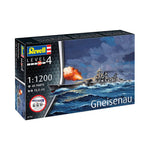 REVELL 1/1200 STARTER KIT BATTLESHIP GNEISENAU